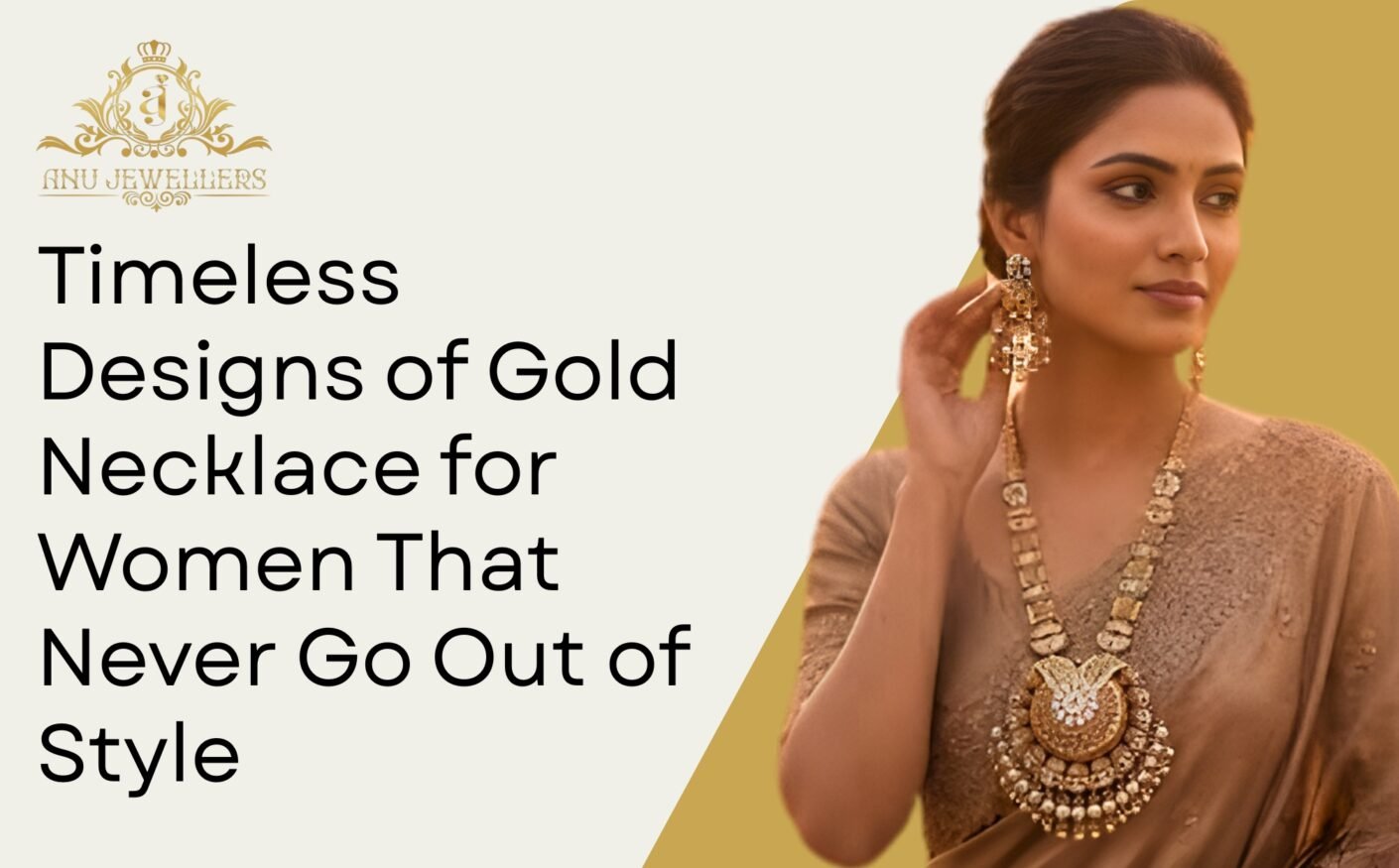 Timeless Designs of Gold Necklace for Women That Never Go Out of Style