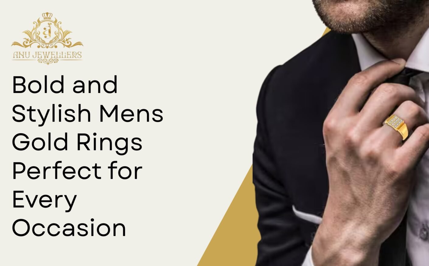 Bold and Stylish Mens Gold Rings Perfect for Every Occasion