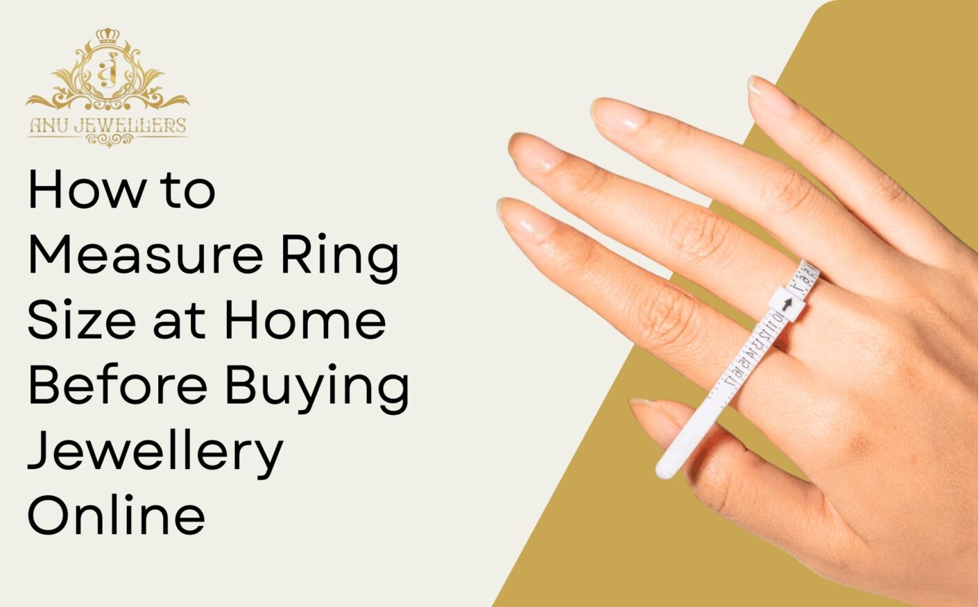 How to Measure Ring Size at Home Before Buying Jewellery Online