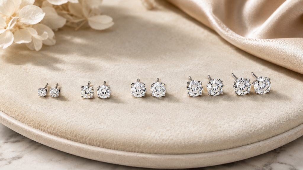 What Size Diamond Stud Earrings Are Best for Everyday Wear?