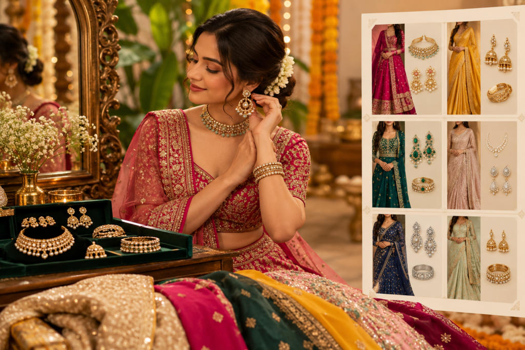 How to Match Jewellery With Indian Outfits for Weddings and Celebrations